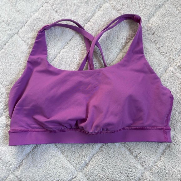 Lululemon | Raspberry (First Release) Energy Bra | Size 8 - Picture 2 of 6